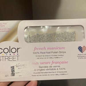 French manicure nail polish strips